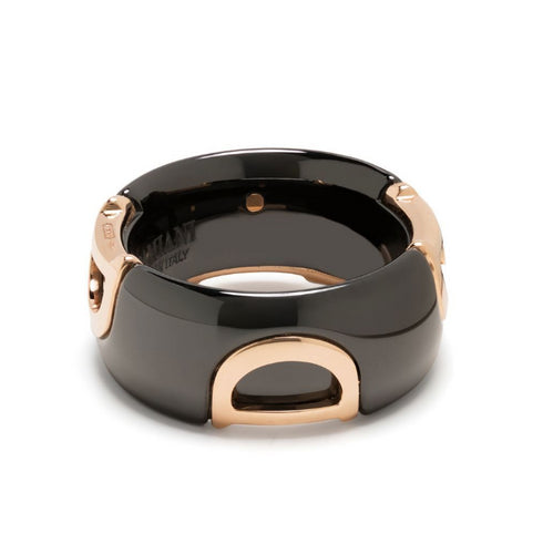 18kt rose gold D.Icon diamond ring